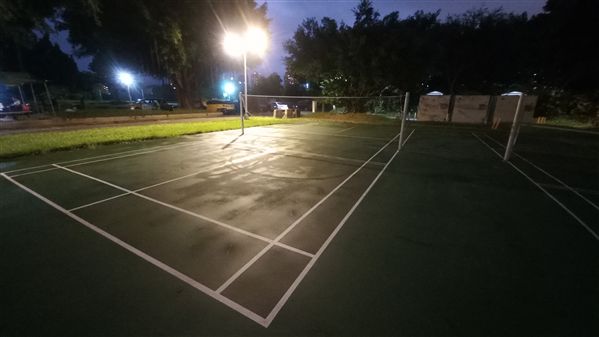台北市華中河濱公園匹克球場-羽球場館(2025-01)