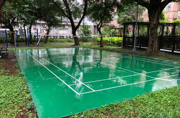 台北市紫陽公園匹克球場-紫陽綠地羽球場(2024-01)